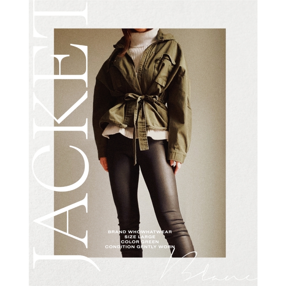WHOWHATWEAR green parka